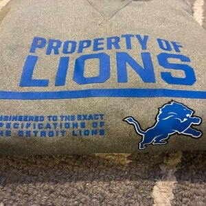 Detroit Lions official NFL football hooded sweatshirt nike youth size medium